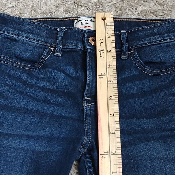 Abercrombie Kids Super Skinny Jeans Size 11/12 - Picture 4 of 10